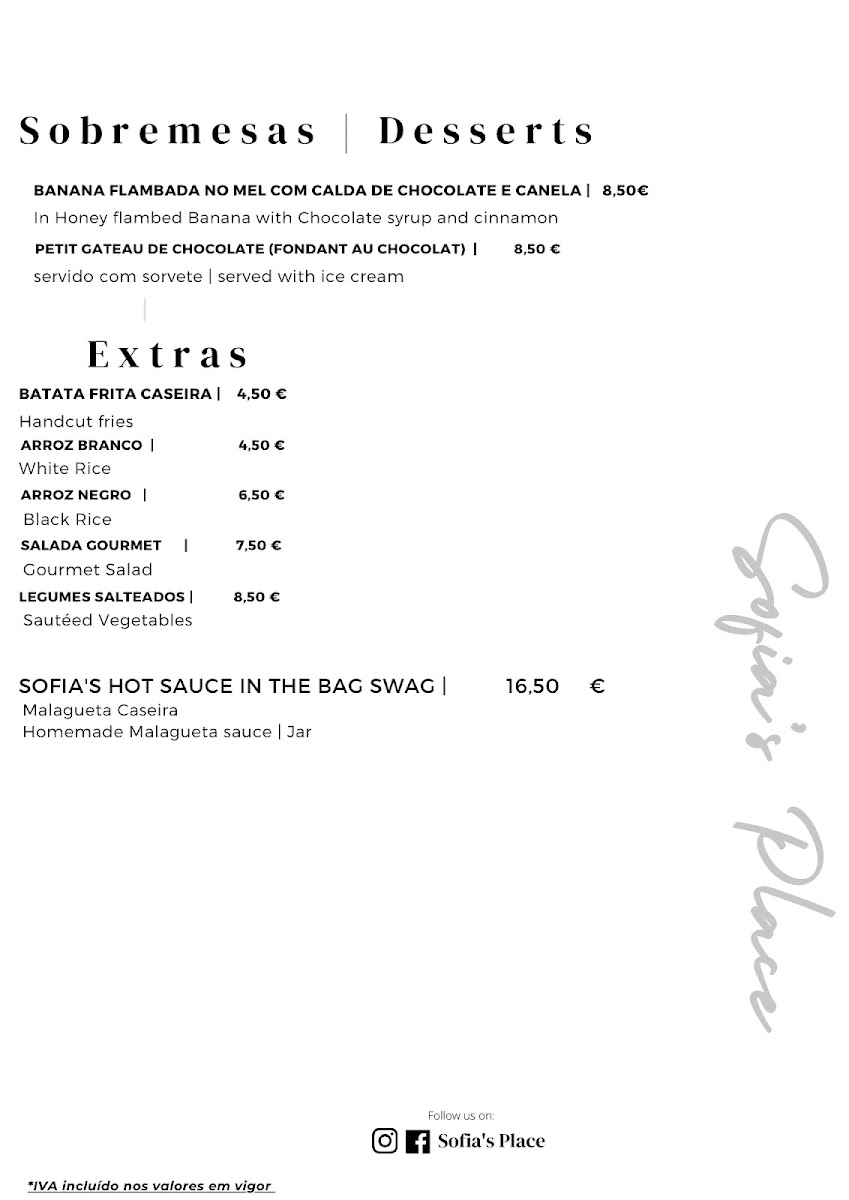 Menu Sofia's Place-8